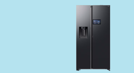 Samsung 594l Black Bespoke AI Side by Side Fridge